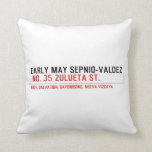 EARLY MAY SEPNIO-VALDEZ   Pillows