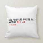 Bill posters paste pot  Avenue  Pillows
