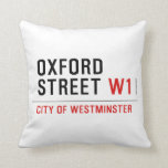oxford  street  Pillows