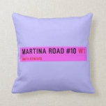 Martina Road #10  Pillows