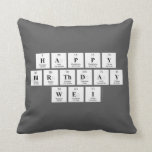 Happy
 Birthday
 Wei  Pillows
