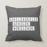 Periodic
 Table
 Writer  Pillows