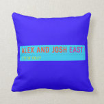 Alex and Josh  Pillows