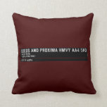 Leeds and Proxima HMVY  Pillows