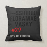 ---sshhhh! FLORAMAE    VASAY   Pillows