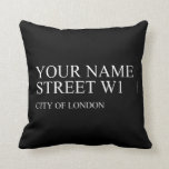 Your Name Street  Pillows