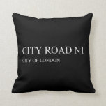 city road  Pillows