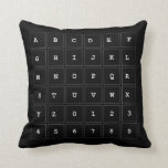 ABC|DEF
 GHIJKL
 M|N|OPQR
 STUVWX
 YZ0123
 456789  Pillows