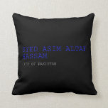 SYED ASIM ALTAF HASSAM  Pillows