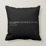 the hammer and sickle  Pillows