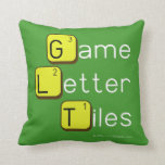 Game Letter Tiles  Pillows