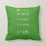 M-money
 e-end
 n-new
 z-zone
 i-in
   Pillows
