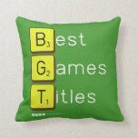 Best
 Games
 Titles  Pillows
