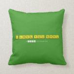 I LOVE YOU NARE  Pillows