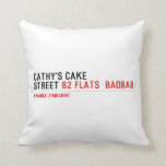 Cathy's Cake Street  Pillows