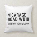 VICARAGE ROAD  Pillows