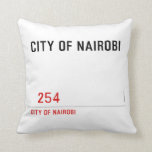 city of nairobi       Pillows