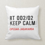 RT 002/02 KEEP CALM  Pillows
