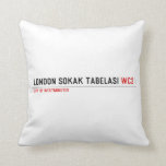 LONDON SOKAK TABELASI  Pillows