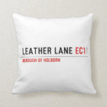 Leather Lane  Pillows