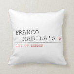 franco    mabila's  Pillows