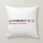 leathermarket St.  Pillows