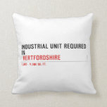 Industrial unit required  in   Pillows
