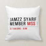 Jamzz Syarif Member  Pillows