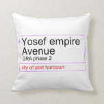 Yosef empire  Avenue   Pillows