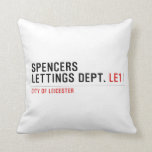 Spencers Lettings Dept.  Pillows