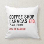 Coffee shop Caracas  Pillows