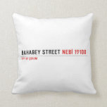 BAHABEY STREET  Pillows