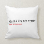 Kgauza Key Gee Street  Pillows