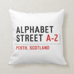 Alphabet  Street  Pillows