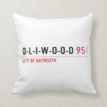 O-L-I-W-O-O-D  Pillows