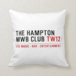 the Hampton  MWB Club  Pillows