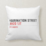 YOURINATION STREET    Pillows
