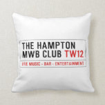 the Hampton  MWB Club  Pillows