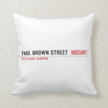paul brown street   Pillows