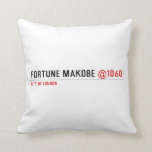 FORTUNE MAKOBE  Pillows