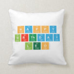 happy 
 birthday 
 LEO  Pillows