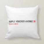 purple voucher avenue  Pillows