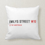 Emilys Street  Pillows