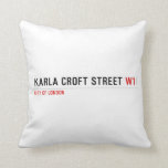 Karla Croft Street  Pillows