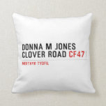 Donna M Jones Clover Road  Pillows