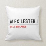 Alex Lester  Pillows