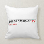 English 3rd grade  Pillows