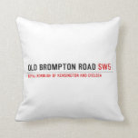 Old Brompton Road  Pillows