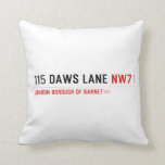 115 Daws LANE  Pillows
