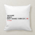 Your Name ishmael Street orange farm dzk 3  Pillows